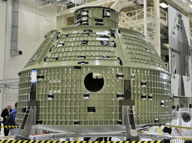 The first flight shell of NASA's new Ori